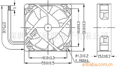 DC5015水族家電醫(yī)療器械用直流散熱風(fēng)扇 專(zhuān)業(yè)冷卻解決方案